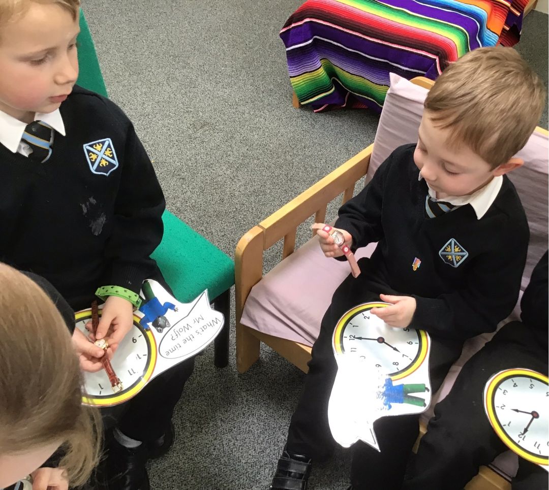 Talking about time in Reception Teignmouth Primary
